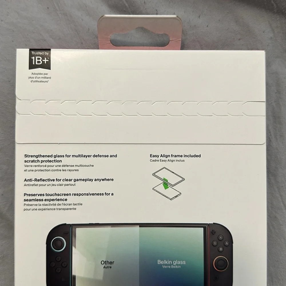 SEALED Belkin Gaming Tempered Glass Screen Protector for Nintendo Switch 2